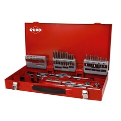 Набор метчиков и плашек M3-M12 37пр HSS-G Ruko 245020