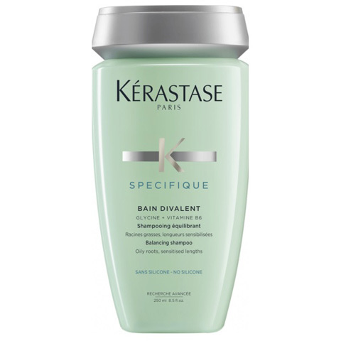 Kerastase Specifique: Балансирующий шампунь-ванна для волос, жирных у корней (Bain Divalent)