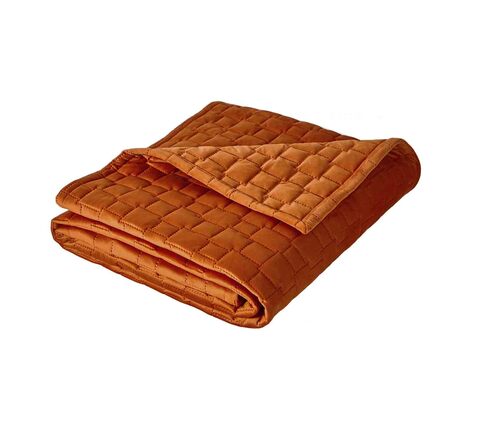 Покрывало 240х260 Blanc des Vosges Spirit Tangerine оранжевое