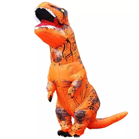Динозавр надувной костюм для взрослых