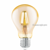 Лампа LED филаментная из стекла янтарного цвета Eglo AMBER LM-LED-E27 4W 320Lm 2200K A75 11555 1