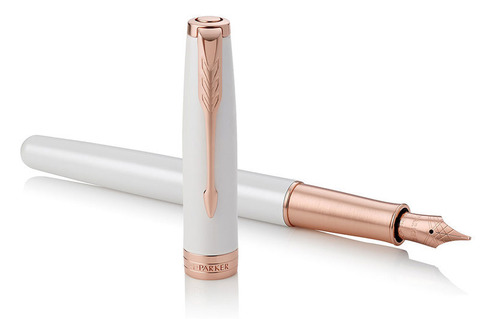 Ручка перьевая Parker Sonnet Premium, F540 Pearl PGT, F (1931552)