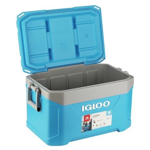 Изотермический пластиковый контейнер Igloo Latitude 52 Cyan blue