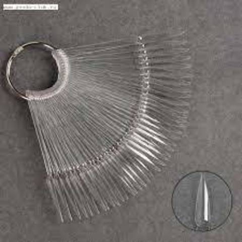 Палитра Веер стилеты прозрачная