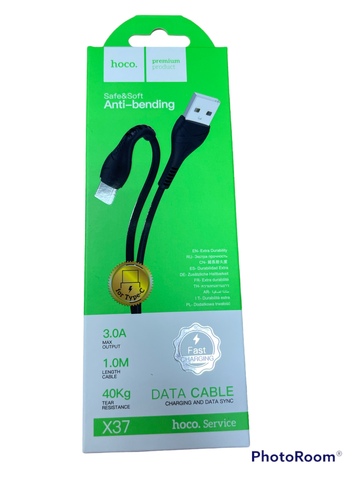USB кабель Hoco X37 USB-Type-c 3A 1m черный