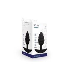 Анальная пробка Sphere, цвет черный (CORE) (S)