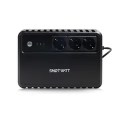ИБП SMARTWATT UPS SAFE 400 Line-interactive 400VA/240W Brick (Euro x3, , LED, 255x175x93(мм), 3,7 кг, гарантия 24мес. (И