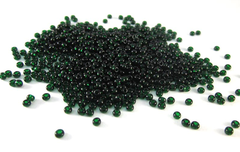 Бисер 8/0 PRECIOSA, 50г, тёмно-зелёный