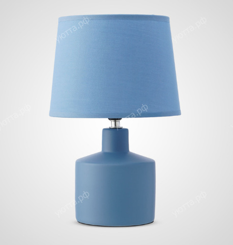 Настольная керамическая лампа (Высота - 28,5 см) - Синий