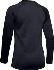 Женская теннисная куртка Under Armour Women's ColdGear Armour 1/2 Zip - black
