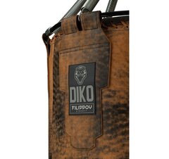 Мешок–Cилуэт DIKO FILIPPOV буйволиная кожа 150см/45см/60кг, коричнево-черный