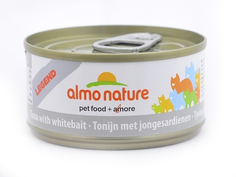 Консервы (банка) Almo Nature Legend Adult Cat Tuna&White Bait