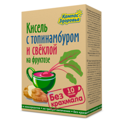 Кисель овсяно-льняной на фруктозе С ТОПИНАМБУРОМ И СВЕКЛОЙ 150 г (Компас здоровья)
