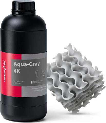 Фотополимер Phrozen Aqua Gray 4K, серый (1 кг)