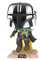 Фигурка Funko POP! Bobble Star Wars ATG Mandalorian w/Pin (Exc)