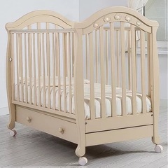 Кровать детская К-2002-18 "Джозеппе" (слоновая. кость)