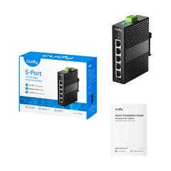 Cudy - Промышленный коммутатор с 5 портами 10/100 Мбит/с IF1005