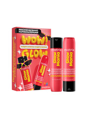 Набор Matrix Glow Mania для блеска и защиты цвета окрашенных волос, Шампунь 300 мл и Кондиционер 300 мл ( URU14912 )