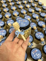 Брендированный мед с орехами для корпоративных подарков
