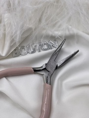 Тонкогубцы-утконосы серебристые с розовыми ручками