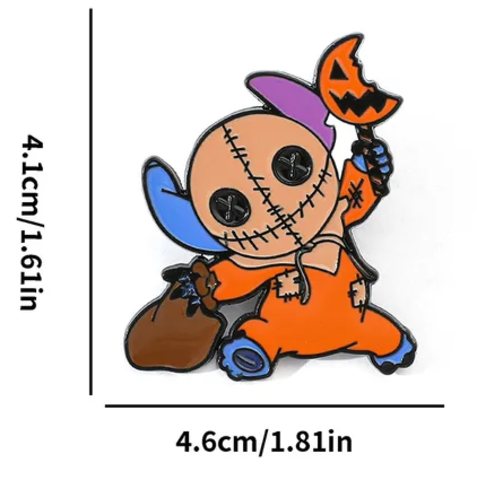 Лило и Стич значок металлический