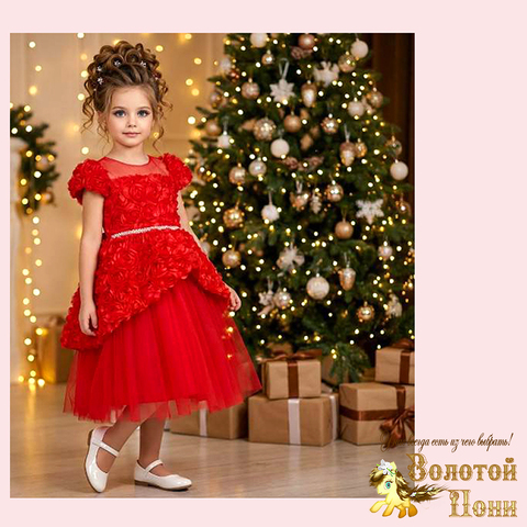 Платье нарядное на корсете (6-9) 251204-W2113