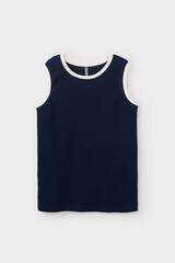 майка  для девочки  КР 302073/индиго к396