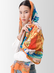 Шарф/ Палантин «Сказка о царе Салтане»