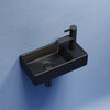 Ceramica Nova Element CN6051RMB Умывальник подвесной прямоугольный (чаша справа, отверстие под смеситель слева), 41.7x21.7, цвет: чёрный
