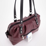 Сумка Саломея 149 наппа бордо + черный