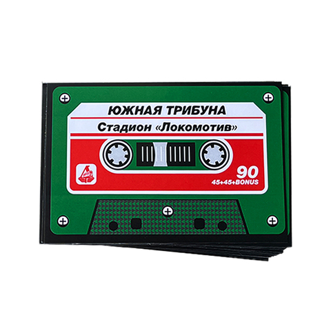 Стикеры «Кассета» (100 штук)