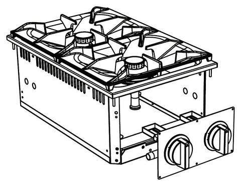Плита газовая встраиваемая Apach SLDIG7RG4