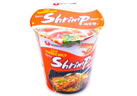 Лапша Nongshim Сеутанг со вкусом острой креветки, 67г