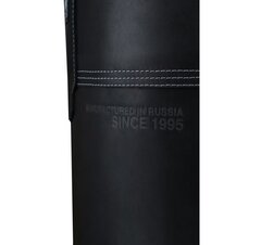 Водоналивной боксерский мешок H2O FILIPPOV. Кожа 130см/40см/50-80кг, черный