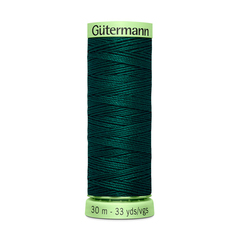 Нить Top Stitch 30/30 м для декоративной отстрочки, Gutermann, 018 т.малахит