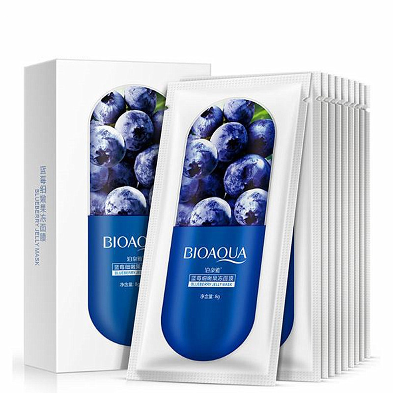 Ночная маска для лица Blueberry Jelly Mask, 8гр