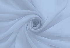Ткань Шифон, 120гр/м.п., 150 см, светло-голубой
