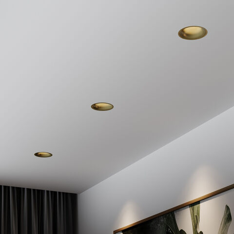 Встраиваемый светодиодный светильник Elektrostandard Bliss 25070/LED 15W 4000K латунь