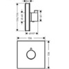 Термостат центральный Hansgrohe ShowerSelect 15734600