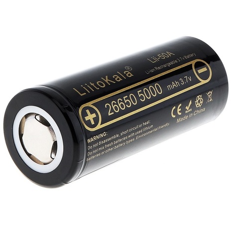 Аккумулятор Litokala battery LI-50A, 26650, 5000mAh