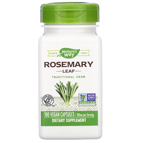 Nature's Way, Rosemary Leaf, 700 mg, 100 Vegan Capsules
