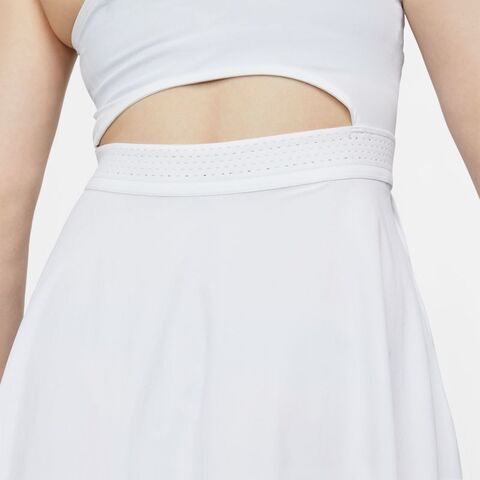 Теннисное платье женское Nike Court Dri-Fit Advantage Club Dress - white/black