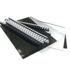 Стартовый набор для переплета Office Kit - 20 обложек + 10 пружин  Набор пластиковых и картонных обложек + пластиковые пружины