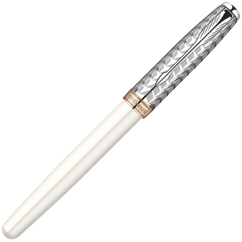 Ручка-роллер Parker Sonnet, Metal & Pearl CT (S0947330)