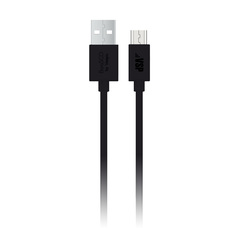 BoraSCO Дата-кабель USB-micro USB, 1м, черный