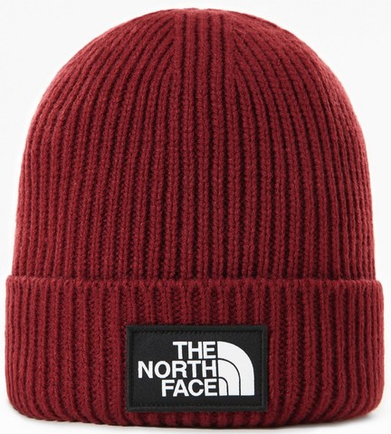 Картинка шапка The North Face Logo Box Cuff Beanie reg Brick Hou - 1