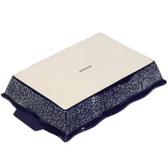 Форма для выпечки керам, 25х39 см, прямоуг, син, Atribute, Eclipse blue, ABK103-SRT-B