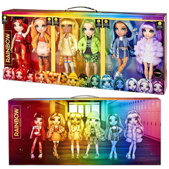 Набор 6 кукол Rainbow High Рэйнбоу Хай, коллекционный