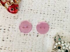 Пуговицы блузочные, d 1,1 см, 2 прокола, чайная роза