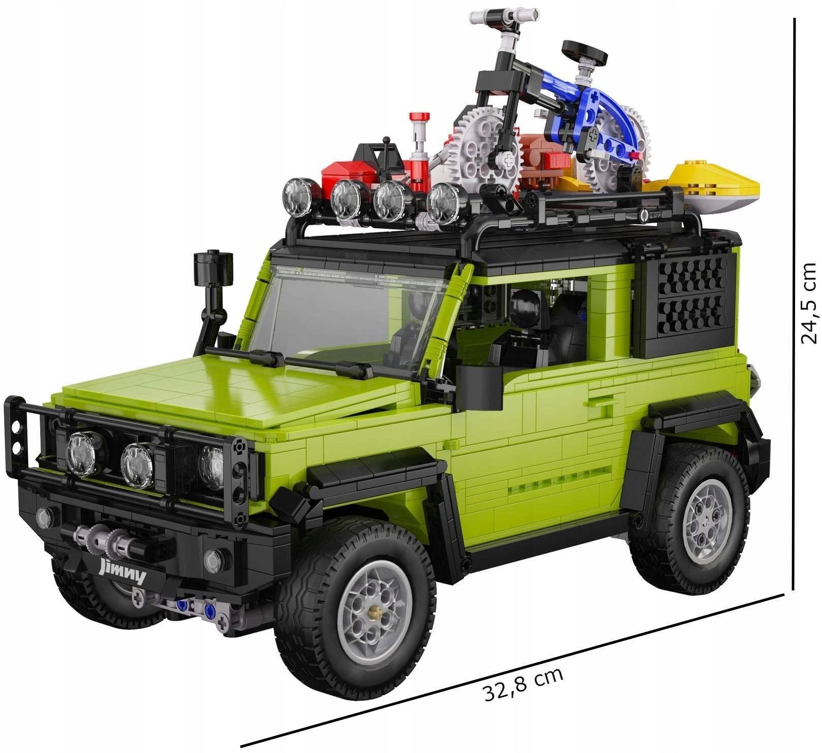 Конструктор CaDa - Большой внедорожник 2в1 Suzuki Jimny зеленый 1803  элемента - Када C62001W купить в Москве | Доставка по России.